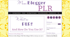 Desktop Screenshot of mombloggerplr.com